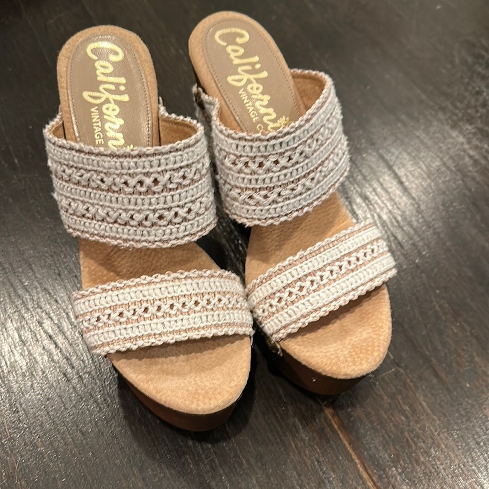 Californians vintage wedge Sandals